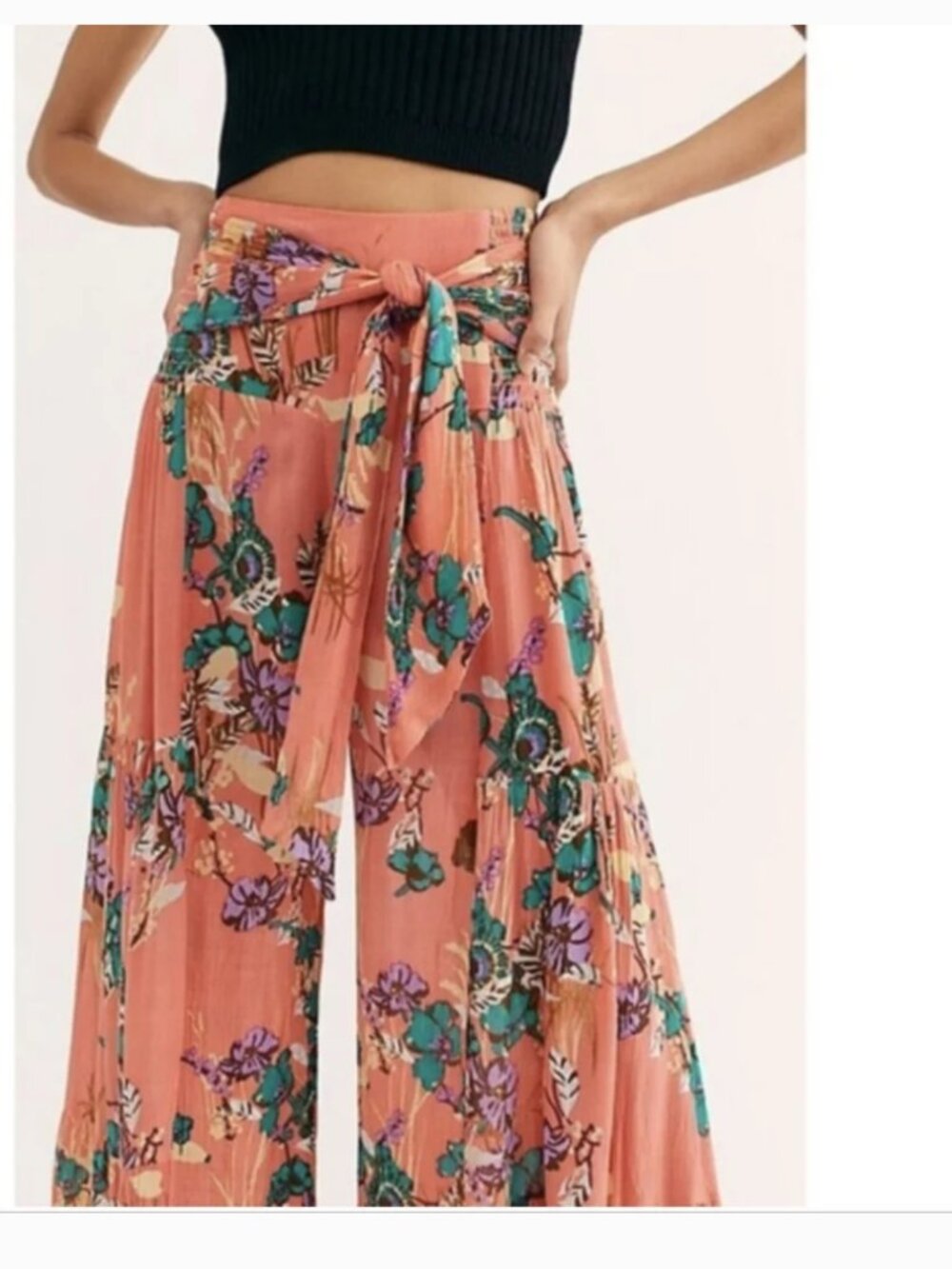 Free People Aloha wide Leg Pants Boho XS